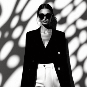 Créer un look monochrome inspiré d’un rêve en noir et blanc